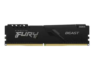 Produktfoto för Kingston FURY Beast DDR5-6000 - 16GB - CL30 - Single Channel (1 st) - AMD EXPO & Intel XMP - Svart
