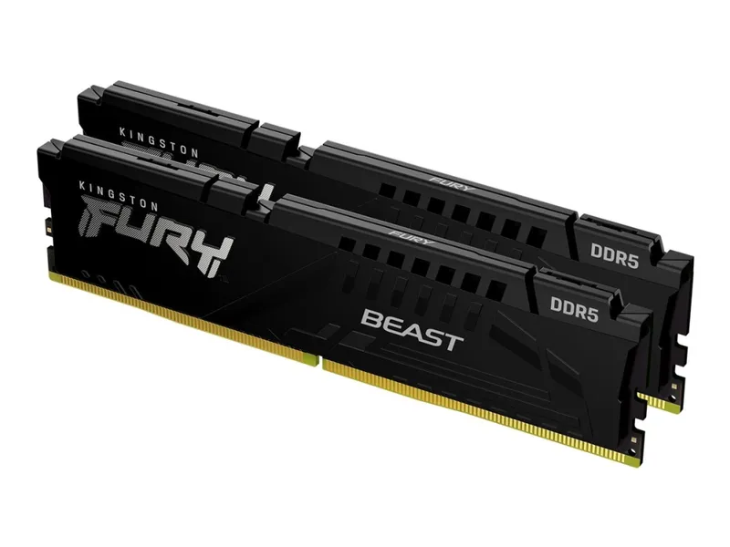 Alternativ bild 0 för Kingston FURY Beast DDR5-6000 - 64GB - CL30 - Dual Channel (2 st) - AMD EXPO & Intel XMP - Svart
