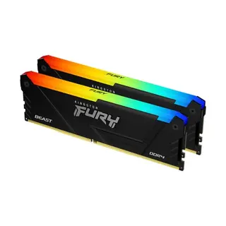 Produktfoto för Kingston Fury Beast RGB 16GB (2x8GB) / 3200Mhz / DDR4 / CL16 / KF432C16BB2AK2/16
