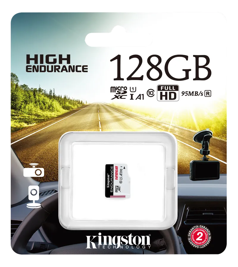 Bild 2 för Kingston High Endurance microSD - 95MB/s - 128GB