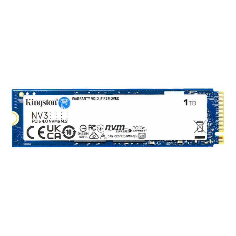 Alternativ bild 0 för Kingston NV3 SSD - 1TB - PCIe 4.0 - M.2 2280