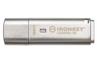 Produktfoto för Kingston USB-minne Locker+ 50 128GB