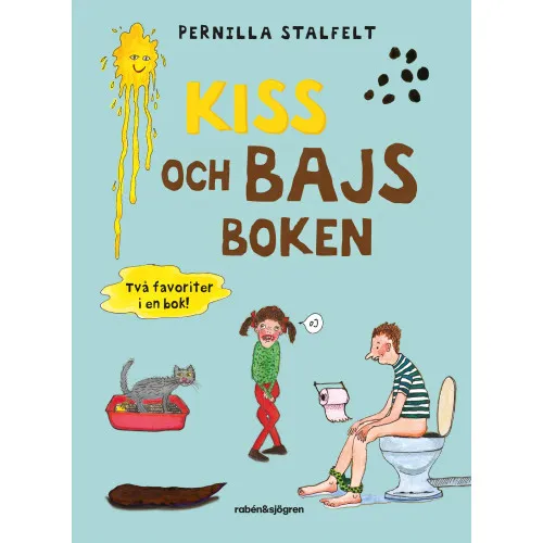 Alternativ bild 0 för Kiss- och bajsboken Två favoriter i en bok!