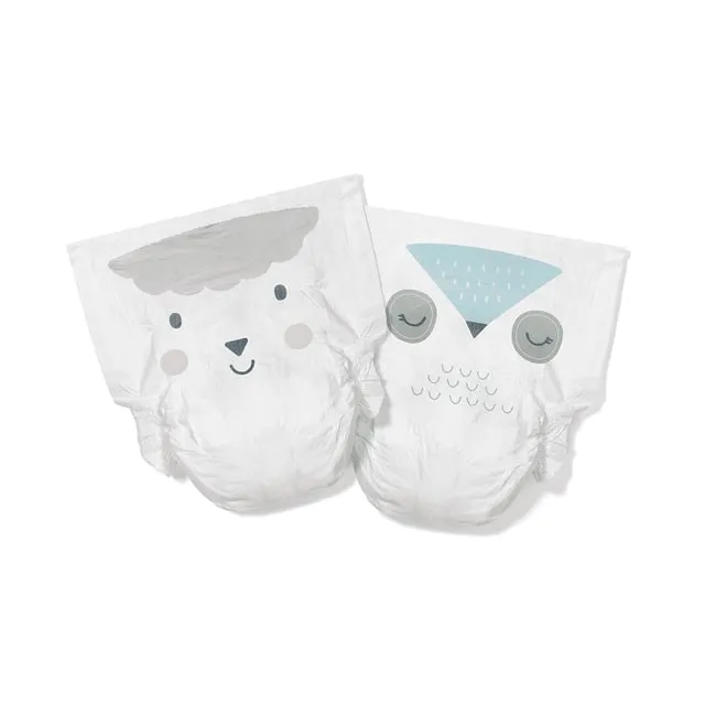 Alternativ bild 0 för Kit and Kin Biodegradable Disposable Mini Diapers (2-6kg), Mix Patterns, 20 pcs (KAK00006)