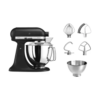 Produktfoto för KitchenAid Artisan KSM175PSEBK Svart Lava