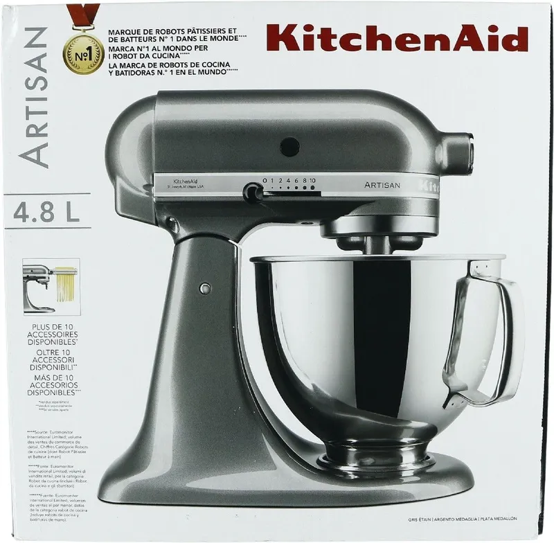 Alternativ bild 0 för KitchenAid Artisan KSM175PSEMS Grafit Metallic