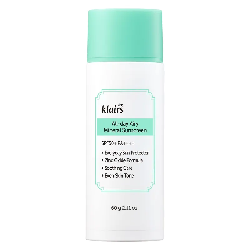 Bild 1 för Klairs All-day Airy Mineral Sunscreen 60 ml