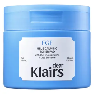 Produktfoto för KLAIRS EGF Blue Calming Toner Pad 150ml 60 Pad