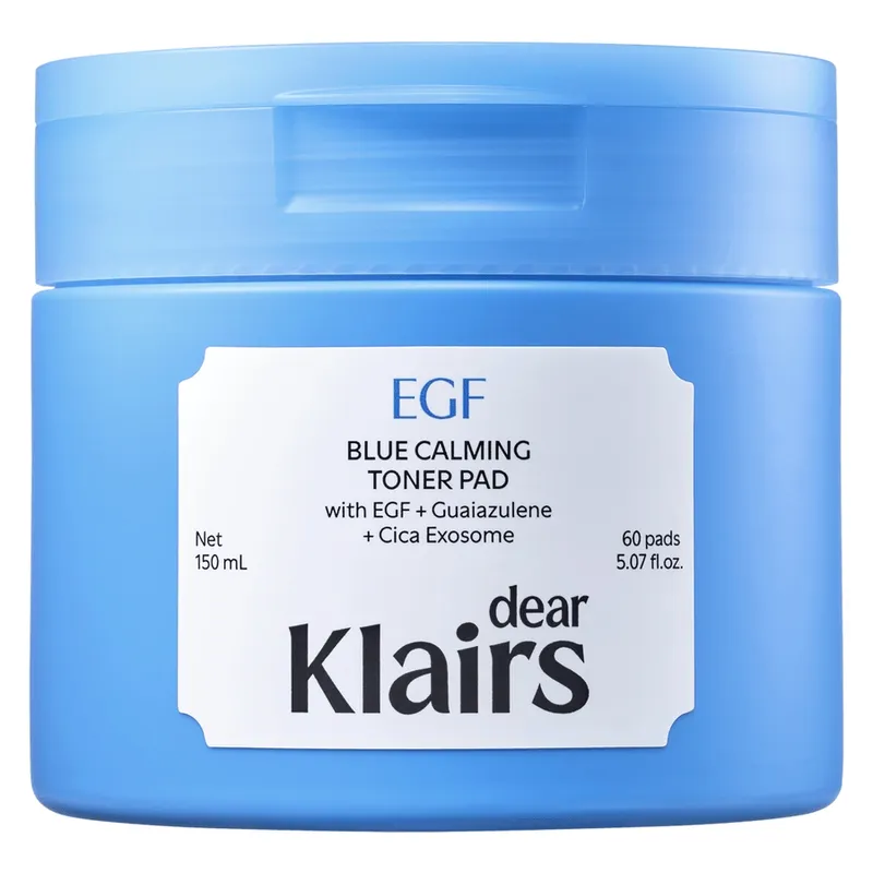 Bild 1 för KLAIRS EGF Blue Calming Toner Pad 150ml 60 Pad