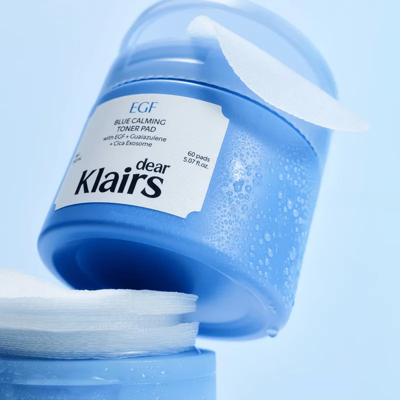 Bild 10 för KLAIRS EGF Blue Calming Toner Pad 150ml 60 Pad