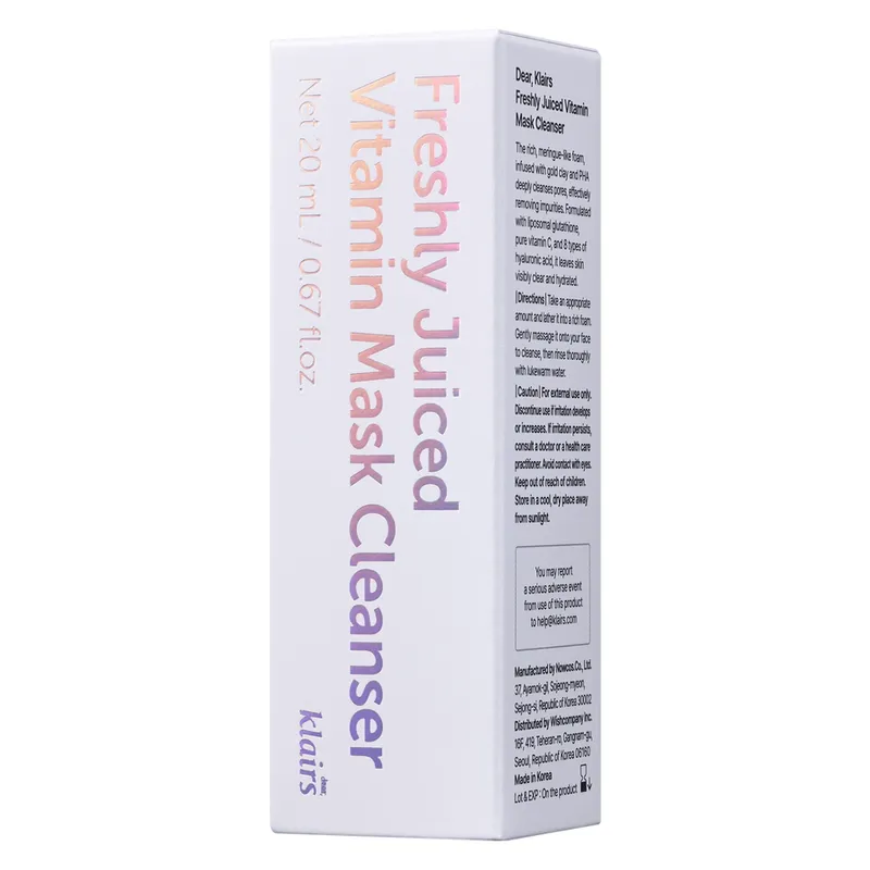 Bild 2 för Klairs Freshly Jucied Vitamin Mask Cleanser 150 ml