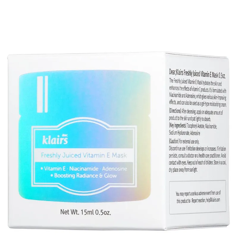Bild 2 för Klairs - Freshly Juiced Vitamin E Mask 15 ml på Skincity.com