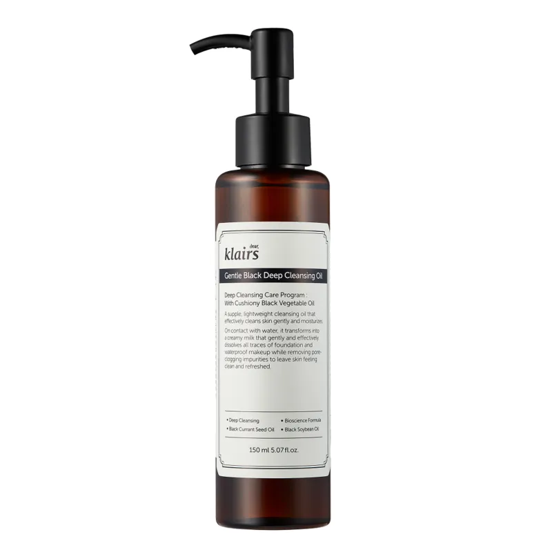 Bild 1 för Klairs Gentle Black Deep Cleansing Oil 150 ml
