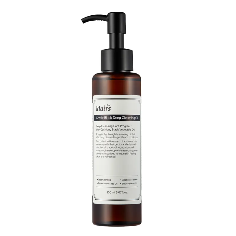 Bild 2 för Klairs Gentle Black Deep Cleansing Oil 150 ml