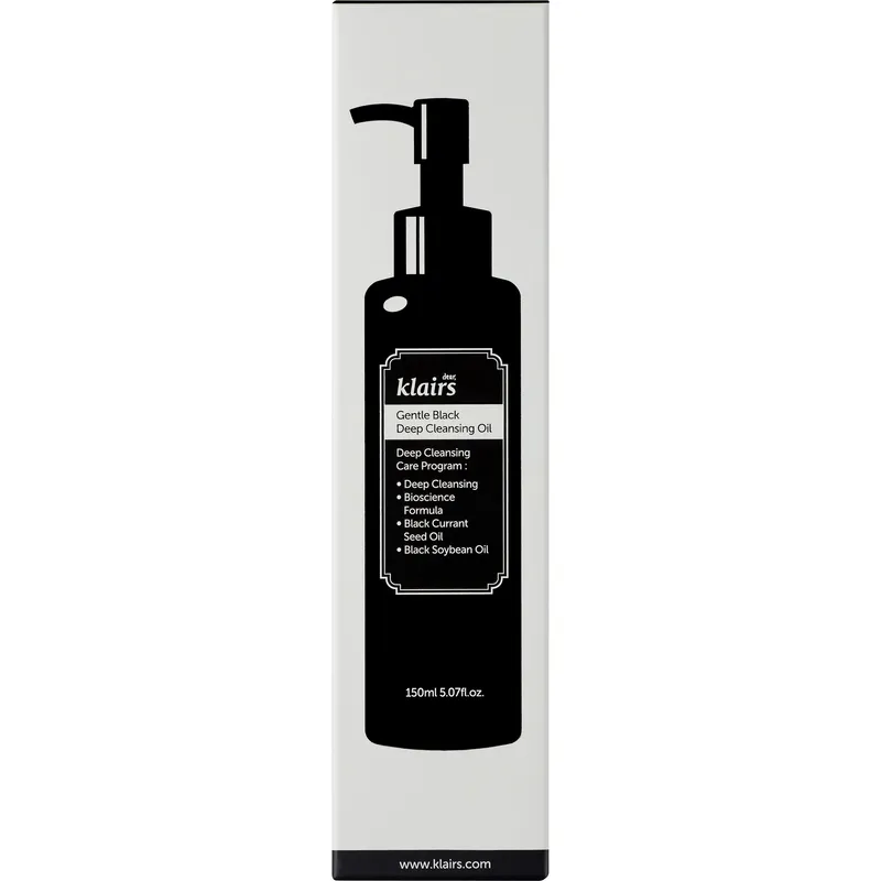 Bild 2 för Klairs Gentle Black Deep Cleansing Oil 150 ml