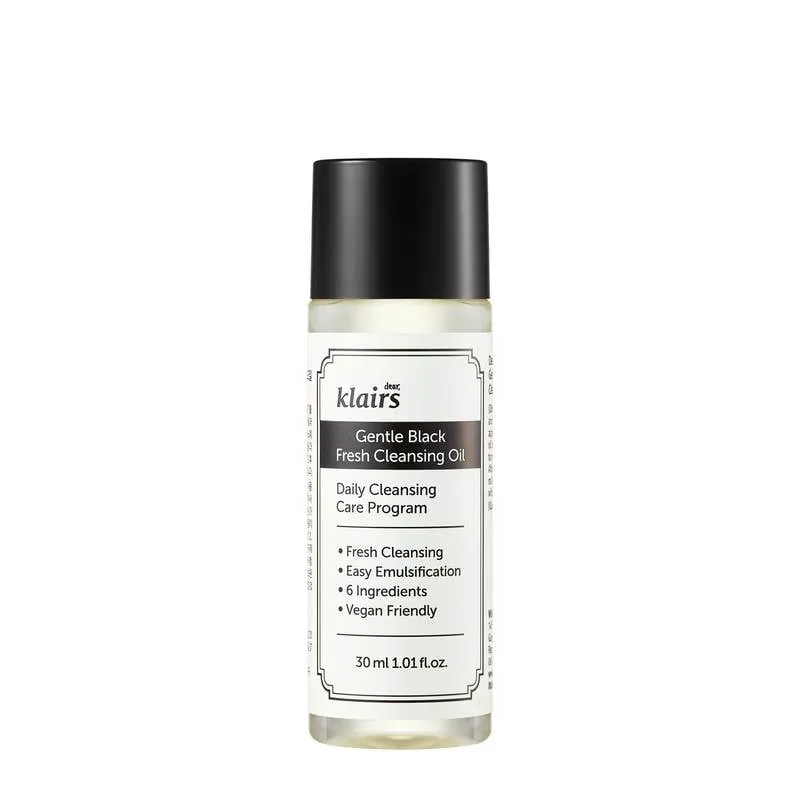 Bild 1 för Klairs Gentle Black Fresh Cleansing Oil 30 ml