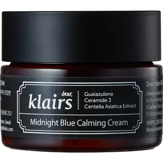Produktfoto för Klairs - Midnight Blue Calming Cream 30 ml på Skincity.com