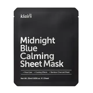 Produktfoto för Klairs Midnight Blue Calming Sheet Mask 25 ml