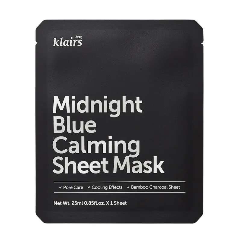 Bild 2 för Klairs Midnight Blue Calming Sheet Mask 25 ml