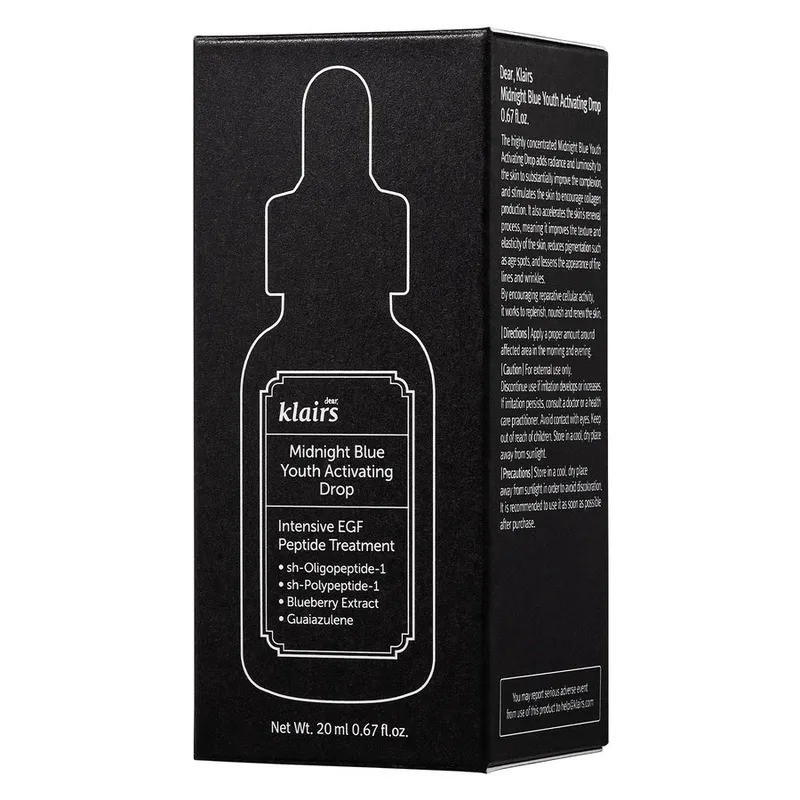 Bild 4 för Klairs - Midnight Blue Youth Activating Drop 20 ml på Skincity.com