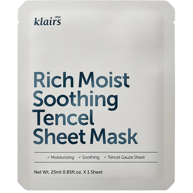 Bild 1 för Klairs Rich Moist Soothing Tencel Sheet Mask 25 ml
