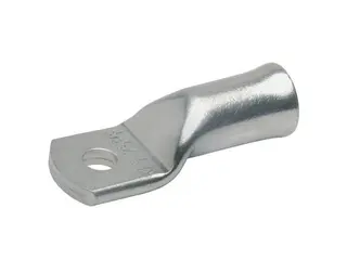 Produktfoto för Klauke 704F6MS, Rörformig ringkabelsko, Rak, Silver, Koppar, Tennpläterad koppar, 25 mm ²