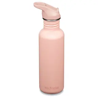 Produktfoto för Klean Kanteen Classic Flip Seal Sport vattenflaska 800 ml, peach parfait