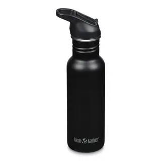 Produktfoto för Klean Kanteen Classic Flip Seal Sport vattenflaska 800 ml, svart