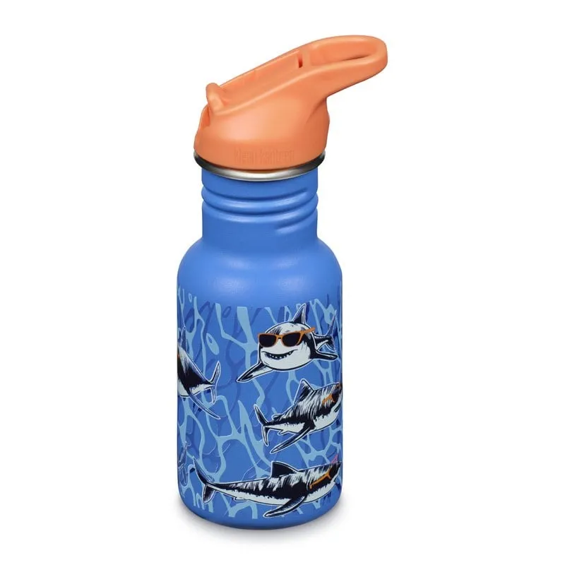 Bild 1 för Klean Kanteen Kid Classic Narrow Flip vattenflaska 355 ml, sharks in shades