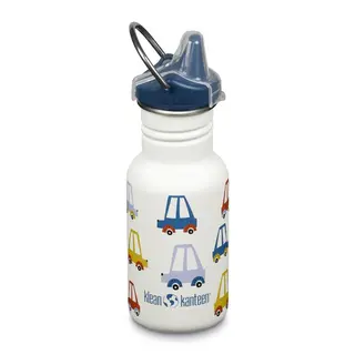 Produktfoto för Klean Kanteen Kid Classic Narrow Sippy vattenflaska med pip 355 ml, cars