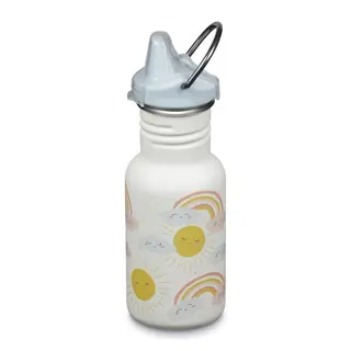 Produktfoto för Klean Kanteen Kid Classic Narrow Sippy vattenflaska med pip 355 ml, rainbows