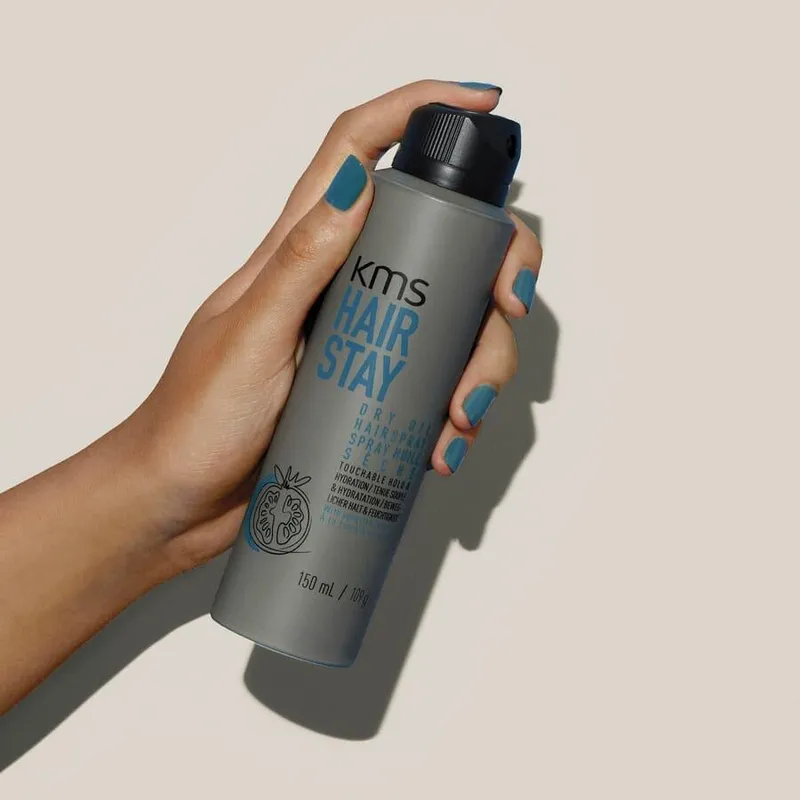 Bild 4 för KMS HairStay Dry Oil Hairspray 150 ml