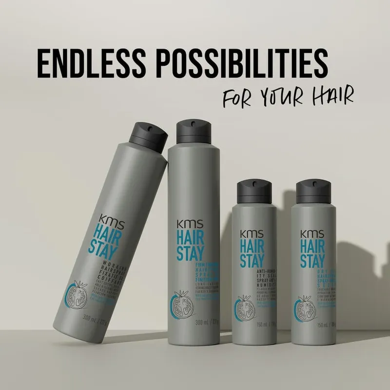 Bild 5 för KMS HairStay Dry Oil Hairspray 150 ml