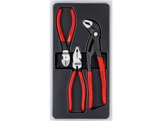 Produktfoto för Knipex 00 20 10, Tångset, 3 mm, Plast, Röd, 170 mm, 40 mm