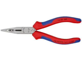 Produktfoto för Knipex 13 02 160, Blå, Röd, 160 mm, 139 g