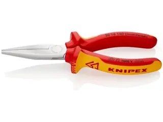 Produktfoto för Knipex 30 16 160, Nåltänger, 5 mm, 4,65 cm, Stål, Röd, Gul, 160 mm