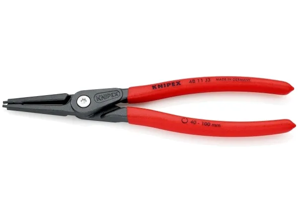 Alternativ bild 0 för Knipex 48 11 J3 Circlip-tång Passar innerringar 40-100 mm Spetsformad rak