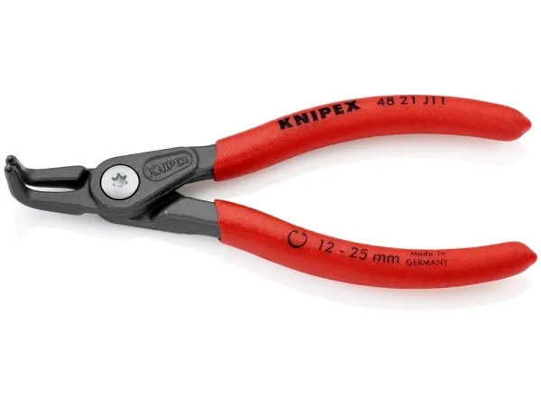Alternativ bild 0 för Knipex 48 21 J11 Circlip-tång Passar innerringar 12-25 mm Spetsig form vinklad 90°