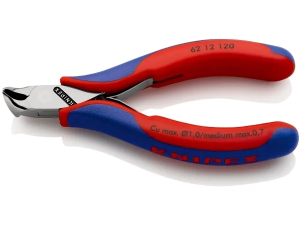 Alternativ bild 0 för Knipex 62 12 120, Ändavbitartång, Stål, Plast, Blå, Röd, 120 mm, 93 g
