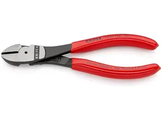 Produktfoto för Knipex 74 01 160, Avbitartång, Kromvanadinstål, Plast, Röd, 160 mm, 178 g