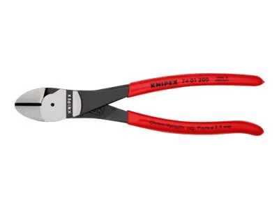Alternativ bild 0 för Knipex 74 01 200, Avbitartång, Kromvanadinstål, Plast, Röd, 200 mm, 263 g