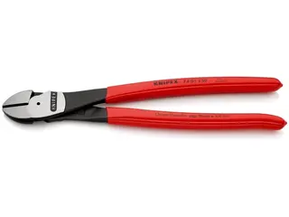 Produktfoto för Knipex 74 01 250, Avbitartång, Kromvanadinstål, Plast, Röd, 250 mm, 391 g