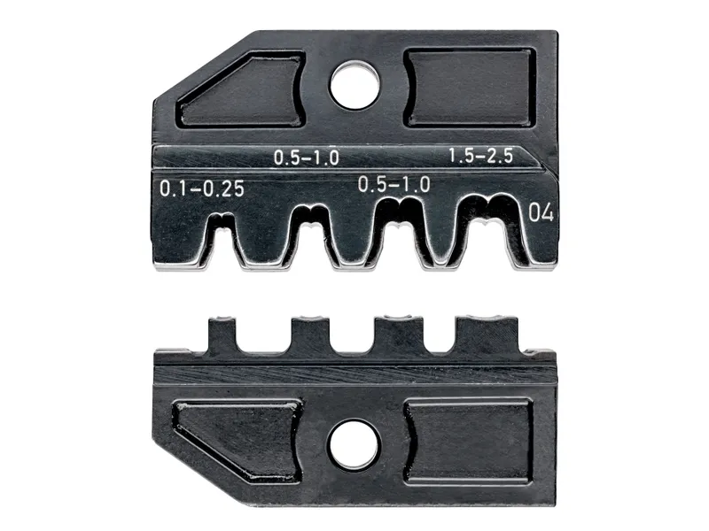 Alternativ bild 0 för Knipex 97 49 04 Crimpinsats Oisolerad, öppen plugganslutning Plugbredd 2,8 /4,8 mm 0,1 till 2,5 mm² Passar märke Knipex 97 43 200, 97 43 E, 97 43 E AUS,