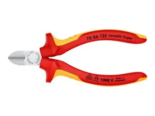 Produktfoto för KNIPEX - Diagonal skärpincett - isolering - 125 mm