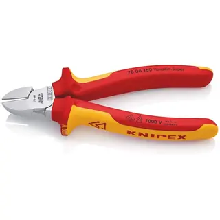 Produktfoto för Knipex diagonalskärare - kabelskärare - 16 cm