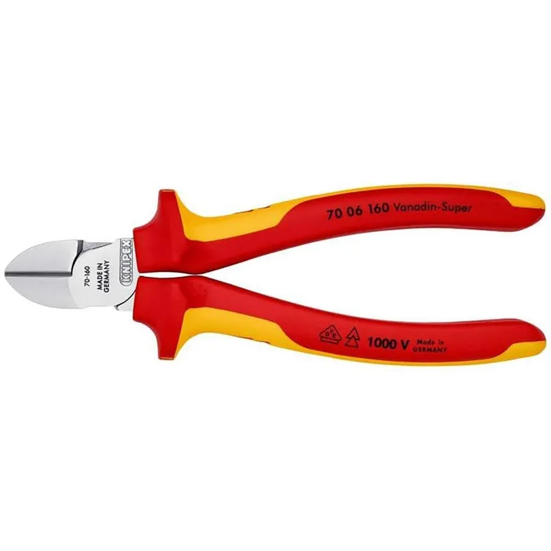 Bild 2 för Knipex diagonalskärare - kabelskärare - 16 cm