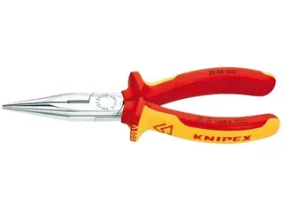 Produktfoto för KNIPEX Tänger med flata, runda käftar och skär, (Radiotänger)