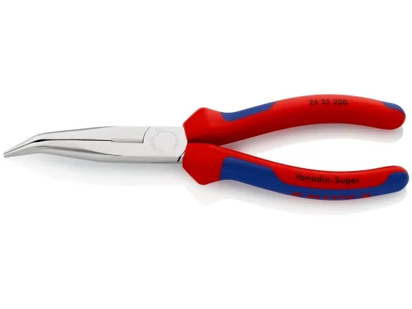 Alternativ bild 0 för KNIPEX Tänger med flata, runda käftar och skär, (Typ storknäbb)