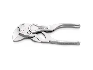 Produktfoto för Knipex tång/skruvmejsel 100mm - Tång och skruvmejsel i ett verktyg, släta käftar - 86 04 100