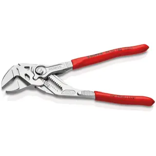 Produktfoto för KNIPEX Tångnycklar tång och skiftnyckel längd 180mmMax. kapacitet tum 1.3/8Max. kapacitet hex 35mm